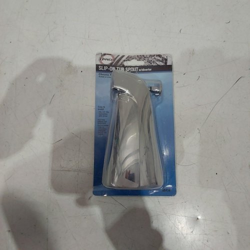 DANCO SLIP-ON TUB SPOUT WITH DIVERTER - 1/2" SLIP-FIT CONNECTION - CHROME (STYLE: 68434) image 3