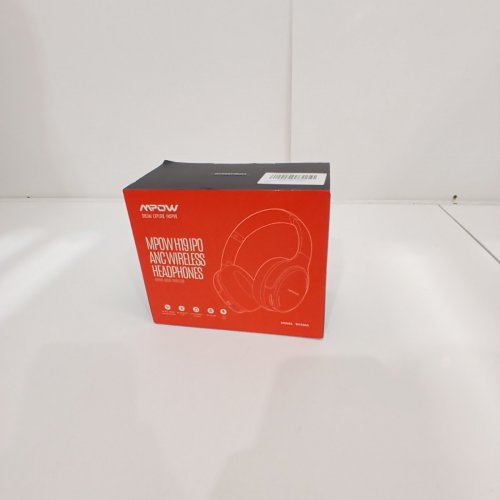 MPOW H19 IPO ACTIVE NOISE CANCELLING WIRELESS BLUETOOTH 5.0 HEADPHONES - BLACK (MODEL: BH388A) image 2