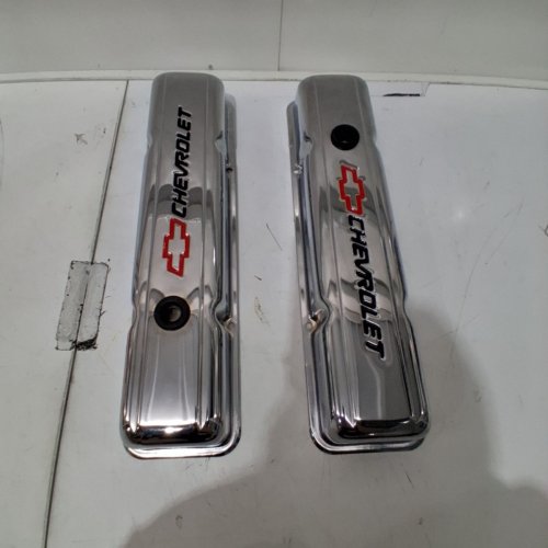 2PK PROFORM CHROME VALVE COVER WITH BAFFLE FOR CHEVROLET 1958-1986 ENGINES (MODEL: 141-899) image 3