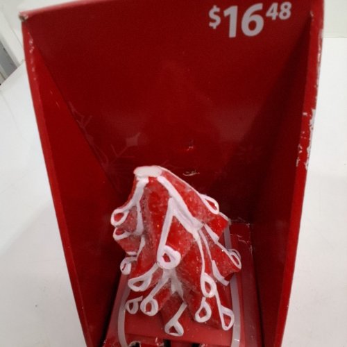 HOLIDAY TIME CHRISTMAS STOCKING HOLDER - RED /WHITE (ITEM: X91163W1) image 4