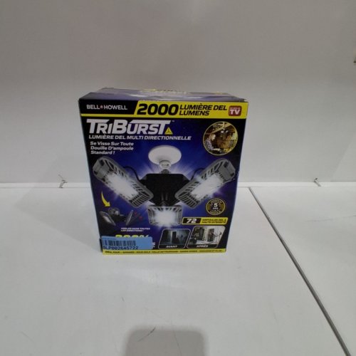 BELL+HOWELL TRIBURST MULTI-DIRECTIONAL LED LIGHT - 2000 LM- BLACK (MODEL: 7642FEG) image 5