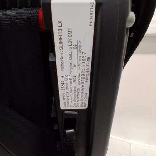GRACO SLIMFIT3 LX 3-IN-1 CAR SEAT WITH ANTI-REBOUND BAR - GOTHAM GREY/ BLACK (MODEL: 2184499) image 2
