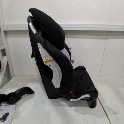 EVENFLO CHASE PLUS 2-IN-1 BOOSTER CAR SEAT FOR KIDS, 5-POINT HARNESS CONVERTS TO HIGH BACK BOOSTER - HURON/BLACK/GREY (MODEL: 30712344C) image 5