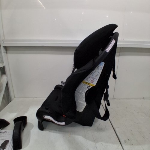 EVENFLO CHASE PLUS 2-IN-1 BOOSTER CAR SEAT FOR KIDS, 5-POINT HARNESS CONVERTS TO HIGH BACK BOOSTER - HURON/BLACK/GREY (MODEL: 30712344C) image 7