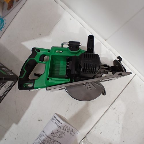 METABO HPT CORDLESS REAR HANDLE CIRCULAR SAW - 7-1/4" BLADE - GREEN/BLACK (MODEL: C3607DWA) image 6