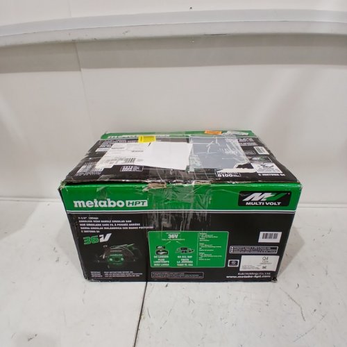 METABO HPT CORDLESS REAR HANDLE CIRCULAR SAW - 7-1/4" BLADE - GREEN/BLACK (MODEL: C3607DWA) image 7