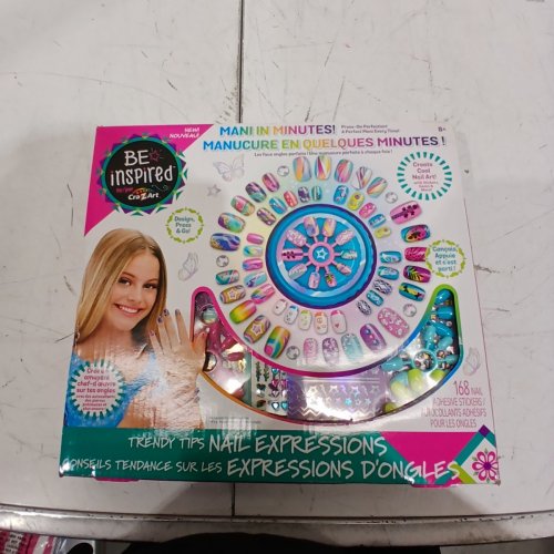 KIDS CRA-Z-ART: BE INSPIRED TRENDY TIPS NAIL EXPRESSIONS - MULTICOLORED image 2