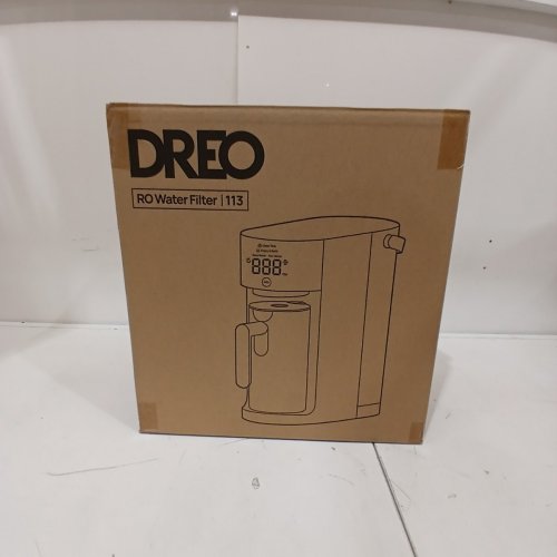 DREO PREMIUM COUNTERTOP REVERSE WATER FILTER SYSTEM, 3:1 PURE TO DRAIN, TDS & FILTER LIFE - SELF CLEANING WATER PURIFIER - WHITE (MODEL: 113) image 5