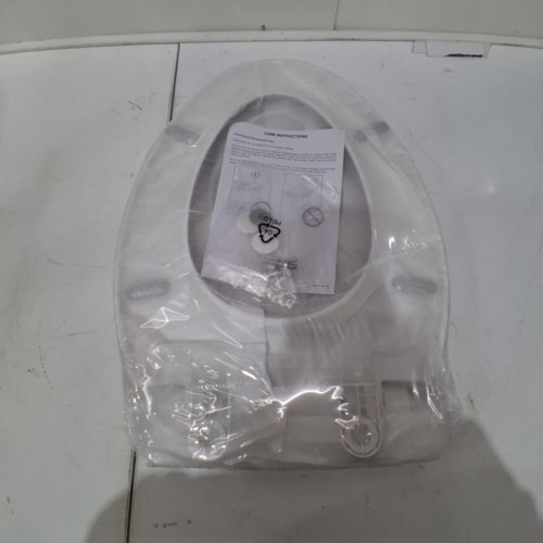 LITTLE2BIG SLOW CLOSE TOILET SEAT WITH BUILT-IN POTTY TRAINING SEAT - WHITE (MODEL: 1881SLOW 000) image 3