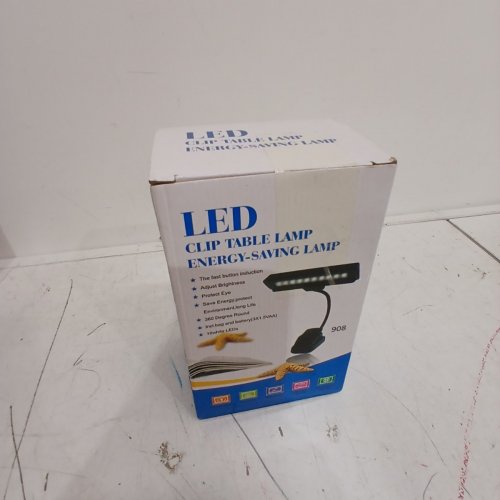 LED CLIP TABLE LAMP - 110V/220V - BLACK (MODEL: 908) image 2