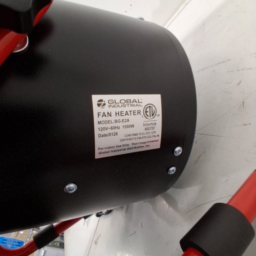 GREENHOUSE HEATER - 1500W - BLACK / RED (MODEL: BG-E2A) image 3