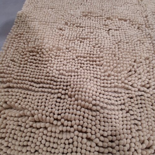 MUDDY MAT - NON-SLIP THICK WASHABLE HIGHLY ABSORBENT MICROFIBER PET RUG - 3FT X 8FT - BEIGE image 3