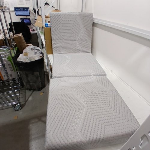 CERTIPUR-US FOLDING MEMORY FOAM MATTRESS - 2FT X 6FT - GREY image 2