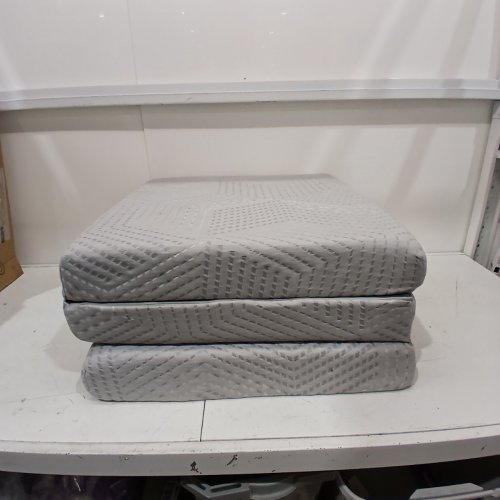 CERTIPUR-US FOLDING MEMORY FOAM MATTRESS - 2FT X 6FT - GREY image 3