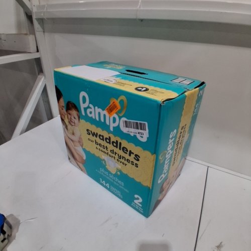144PK PAMPERS SWADDLERS - SIZE 2 - MULTICOLOR image 2