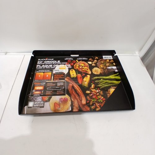 BLACKSTONE TABLETOP GRIDDLE WITH HARD COVER - 22" - BLACK (MODEL: 2146CA) image 8