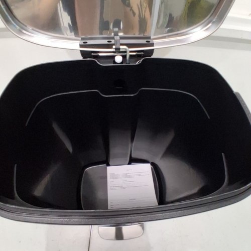 PAYLESSHERE PEDAL GARBAGE BIN WITH REMOVABLE INNER BUCKET - 50L - STAINLESS STEEL/BLACK - (MODEL:TC-ST13-SS) image 3