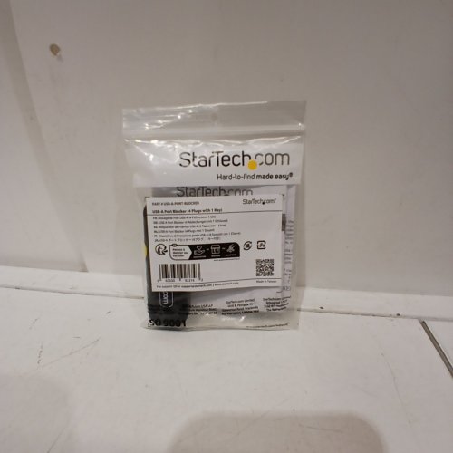 STARTECH USB-A PORT BLOCKER KEY WITH 4 LATCHING DUST COVER PLUGS image 3