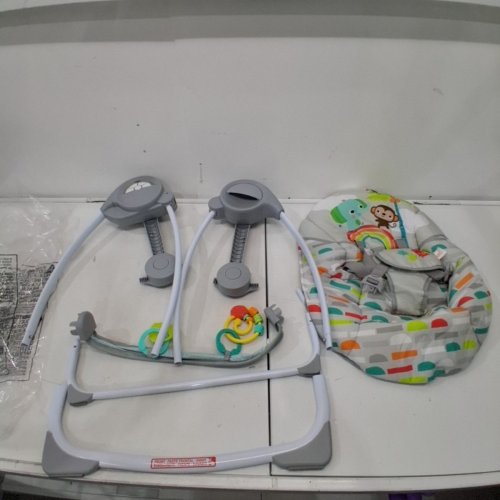 BRIGHT STARTS PLAYFUL PARADISE AUTOMATIC BABY SWING WITH MUSIC - MULTI COLOR (MODEL: 13069-MEES / 01185) image 3
