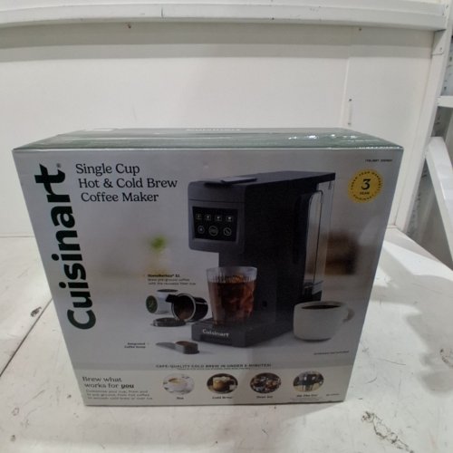 CUISINART SINGLE CUP HOT AND COLD BREW COFFEE MAKER - 48OZ - GREY (MODEL: SS-27PCC) image 2