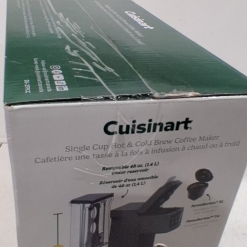 CUISINART SINGLE CUP HOT AND COLD BREW COFFEE MAKER - 48OZ - GREY (MODEL: SS-27PCC) image 3