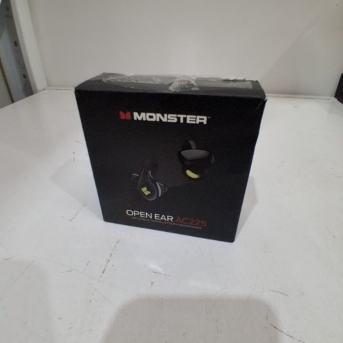 MONSTER WIRELESS BLUETOOTH MAGNETIC CLIP-ON EARBUDS - BLACK (MODE: AC225) image 4