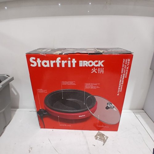 STARFRIT THE ROCK DUAL-SIDED ELECTRIC HOT POT FONDUE, 3L - RED (MODEL: 024425) image 2