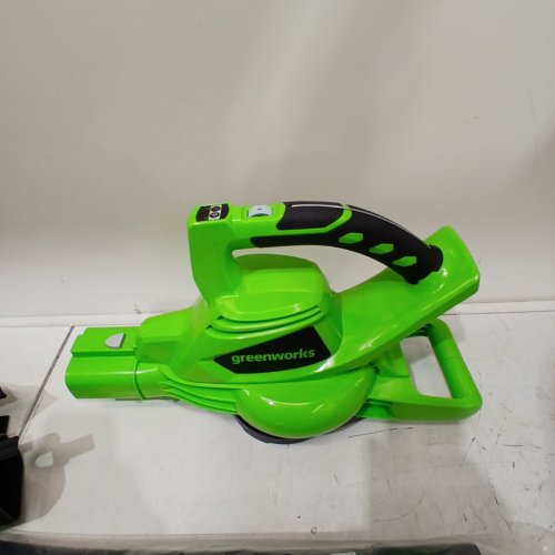 GREENWORKS 2-SPEED LEAF BLOWER/VACUUM, TOOL ONLY - 375CFM/230MPH - GREEN/BLACK (MODEL: BVF443) image 5