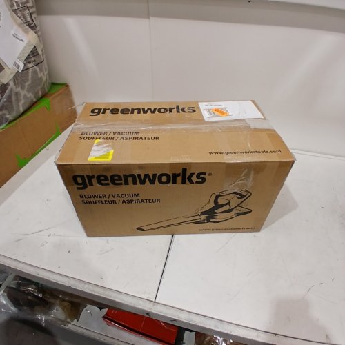 GREENWORKS 2-SPEED LEAF BLOWER/VACUUM, TOOL ONLY - 375CFM/230MPH - GREEN/BLACK (MODEL: BVF443) image 6