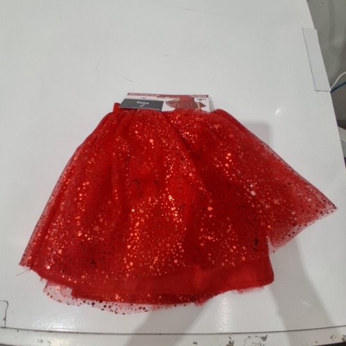 GIRL'S WAY TO CELEBRATE! SEQUIN TUTU - SMALL/MEDIUM - RED image 2