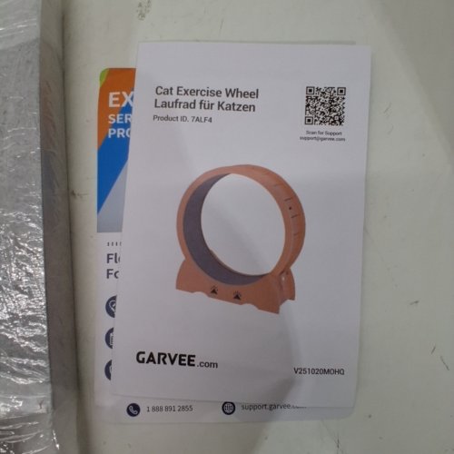 GARVEE LOW NOISE CAT EXERCISE WHEEL - 43.3" - BLACK (ITEM: 7ALF4) image 2