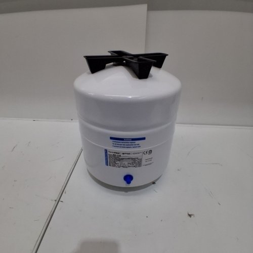 PA-ESTAINLESS STEEL REVERSE OSMOSIS STORAGE WATER TANK - 4.5GALLON / 1/4" PORT - WHITE - (MODEL: RO-132 ) image 2