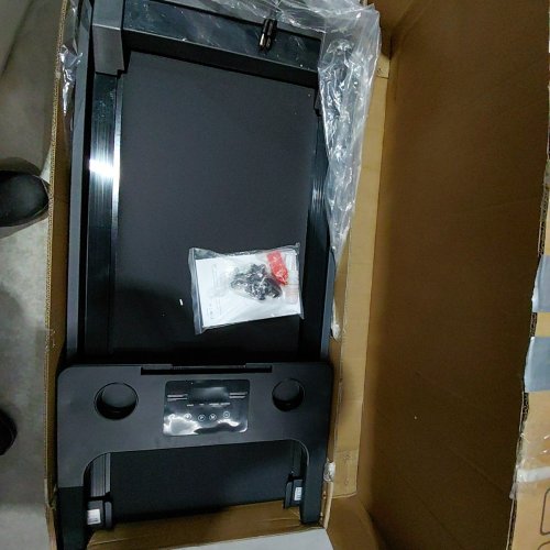 APEXNEXUS FOLDABLE HOME OFFICE TREADMILL WITH HANDLES - 3HP, 330LBS MAX - BLACK (MODEL: AL-380C V7.0) image 3