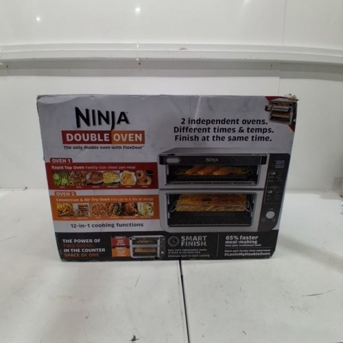 NINJA 12-IN-1 DIGITAL DOUBLE OVEN WITH FLEXDOOR, FLAVOURSEAL & SMART FINISH TECHNOLOGY - STAINLESS STEEL (MODEL: DCT401C) image 4