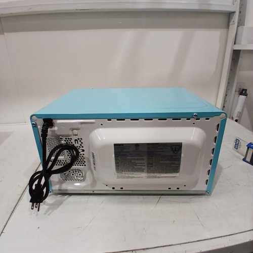 GALANZ RETRO-STYLE DIGITAL MICROWAVE OVEN - 0.7CU.FT - BLUE (MODEL: GLCMKZ07BER07) image 8