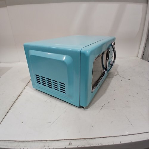 GALANZ RETRO-STYLE DIGITAL MICROWAVE OVEN - 0.7CU.FT - BLUE (MODEL: GLCMKZ07BER07) image 10