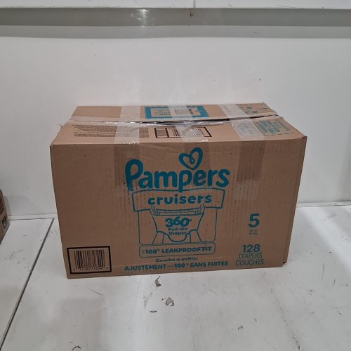128PK PAMPERS PULL ON CRUSIERS 360˚ FIT DISPOSABLE BABY DIAPERS 27+LB - SIZE 5 image 2