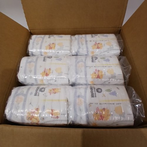 144PK HUGGIES DISNEY BABY LITTLE SNUGGLERS BABY DIAPERS - SIZE NEWBORN (UPTO 10LBS) - DISNEY WINNIE THE POOH (MODEL: 55737-N) image 2