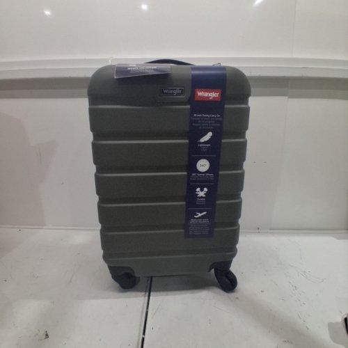 WRANGLER MASON CARRY-ON HARDSIDE SPINNER LUGGAGE - 22" - DUSTY OLIVE (MODEL: WR-87720-330) image 3