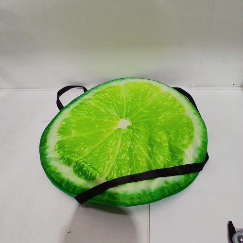 ADULT LIME SLICE COSTUME - OSFM - GREEN image 2