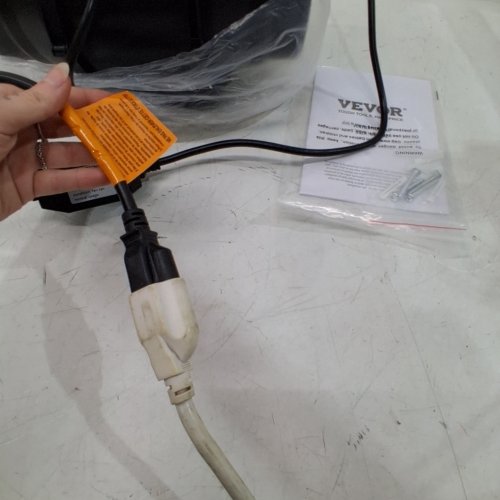 VARIABLE SPEED INLINE DUCT VENTILATION FAN WITH SPEED CONTROLLER - 400CFM- 2600RPM - BLACK/ORANGE (MODEL: BT-FL16A) image 2