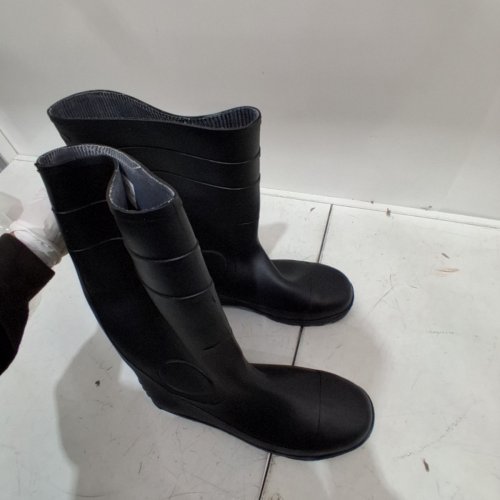 UNISEX PIONEER STEEL TOE HEAVY DUTY RUBBER WORK BOOTS - 11 - BLACK (STYLE: 228533) image 2