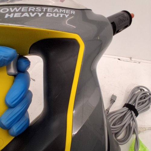 BISSELL POWER STEAMER 3-IN-1 STEAM MOP HANDHELD STEAM CLEANER 25 ACCESSORIES - BLACK/YELLOW - (MODEL: 2685B) image 5