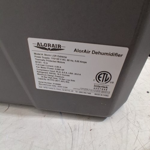 ALORAIR STORM LGR EXTREME SMART WIFI COMMERCIAL DEHUMIDIFIER WITH PUMP - GREEN (MODEL: STORM LGR EXTREME) image 6