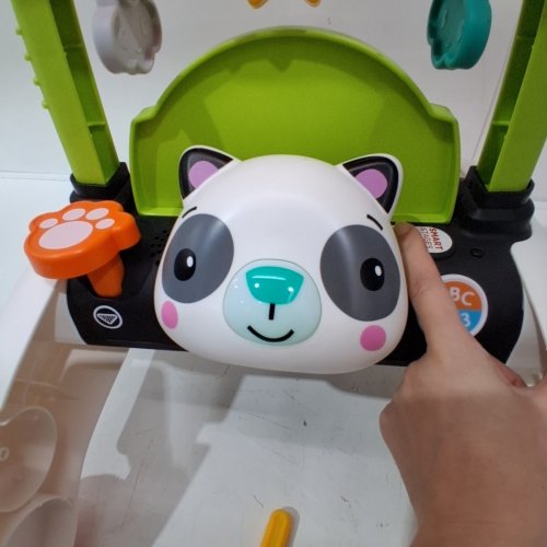 FISHER-PRICE 2-SIDED STEADY SPEED PANDA WALKER INTERACTIVE BABY TOY WITH LIGHT, 100+ SONGS, SOUNDS & PHRASES - MULTI-COLOUR (MODEL: ‎HGM26) image 2