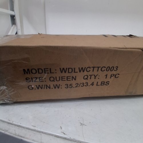 ALLEWIE METAL PLATFORM BED FRAME - QUEEN - WHITE (MODEL: WDLWCTTC003) image 8