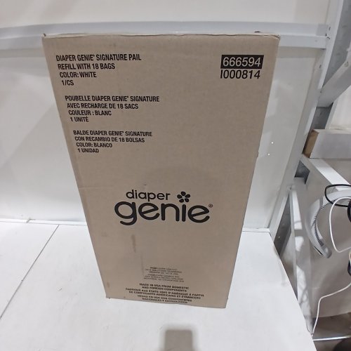 DIAPER GENIE SIGNATURE PLATINUM DIAPER PAIL - 32.9" - WHITE image 4