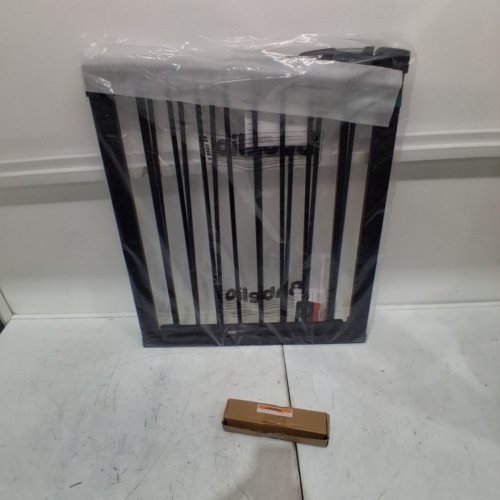 BABELIO EASY INSTALL EXTRA WIDE PRESSURE MOUNTED METAL BABY GATE - 29" TO 55" - BLACK image 2