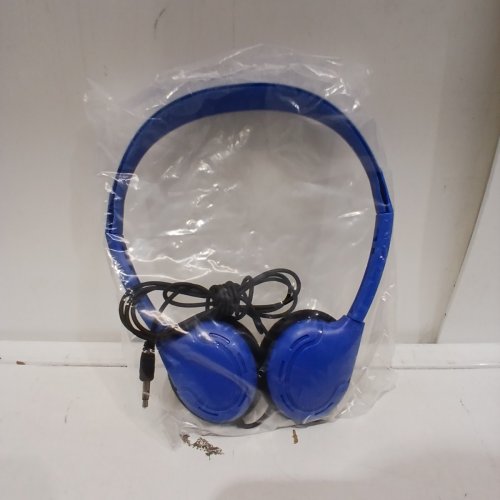 KID'S CN 3.5MM AUX HEADPHONES FOR SCHOOL, CLASSROOM LEARNING, LEARNING TEST - BLUE image 2