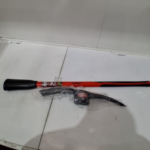 PROYARD MATTOCK PICK WITH FIBERGLASS HANDLE - 5LBS - 36" - RED / BLACK (MODEL: 130649) image 2